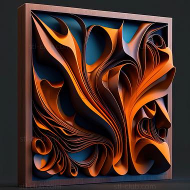 3D model st abstract art (STL)